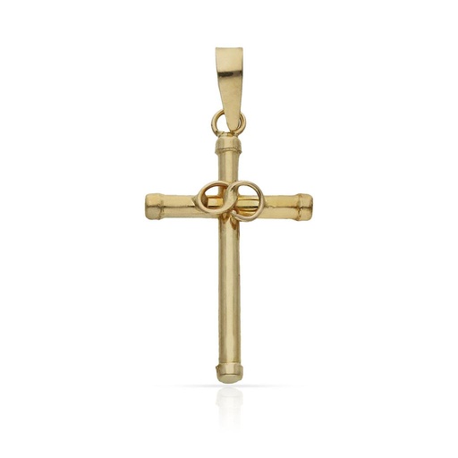 CRUZ ORO 18KL - 14X24MM