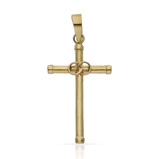 CRUZ ORO 18KL - 15X28MM