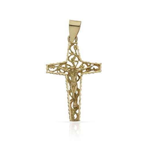 CRUZ ORO 18KL CRISTO - 19X32MM