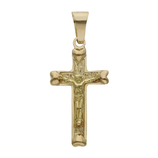 CRUZ ORO 18KL CRISTO - 19x35MM