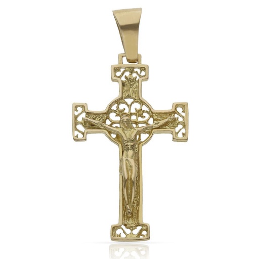 CRUZ ORO 18KL CRISTO - 21x35MM