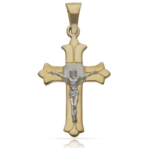 CRUZ ORO 18KL CRISTO - 22X36MM