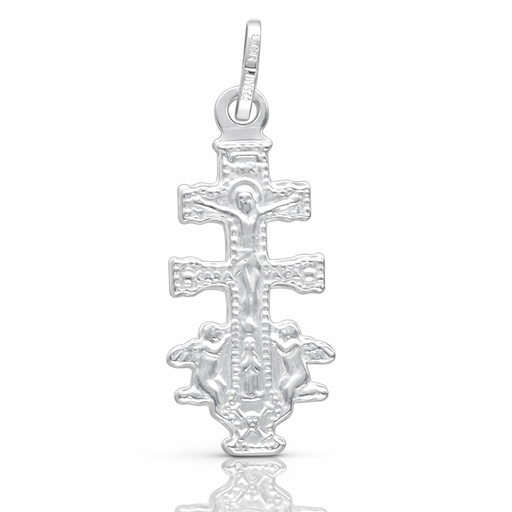 CRUZ PLATA 925MM CARAVACA - 12x28MM