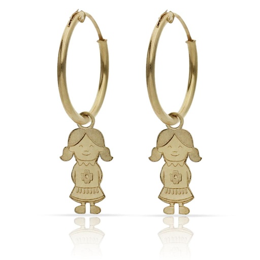 AROS ORO 18KL NIÑA