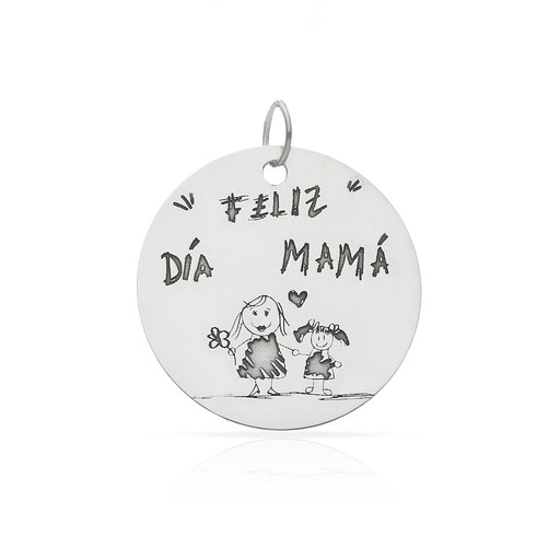 DIBUJASUEÑOS - ABALORIO PLATA 925MM - 23MM