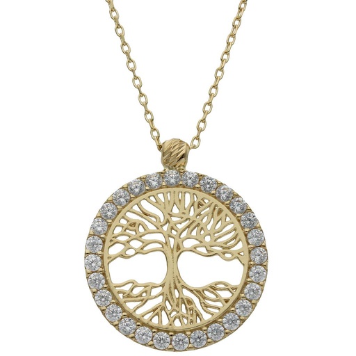 GARGANTILLA ORO 18KL ARBOL DE LA VIDA - 12MM