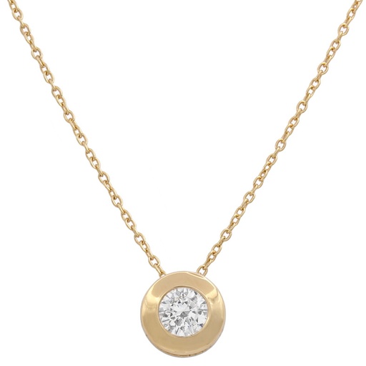 GARGANTILLA ORO 18KL CHATON - 9MM 