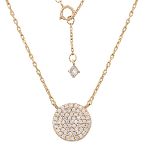 GARGANTILLA ORO 18KL CIRCULO CIRCONITAS