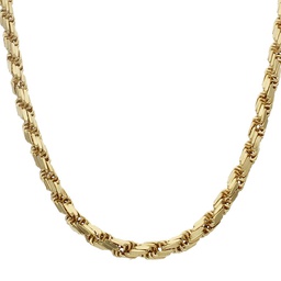 [CO581] CORDON ORO 18KL SALOMONICO TALLADO -6MM