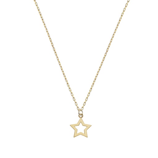 GARGANTILLA ORO 18KL ESTRELLA