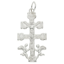 [AG672] CRUZ CARAVACA PLATA 925MM - 15X28MM