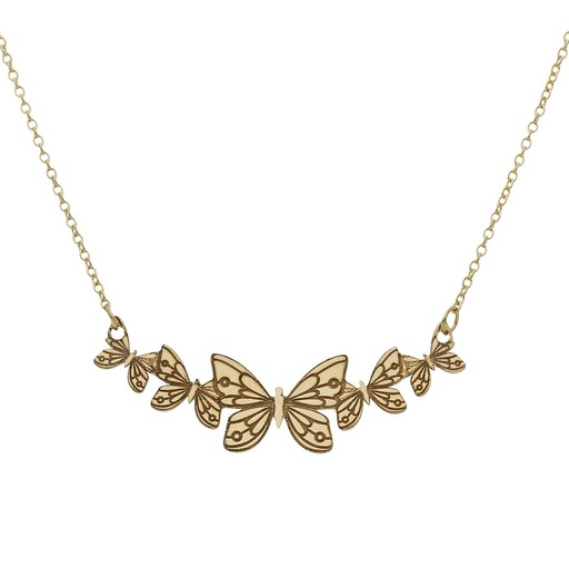 GARGANTILLA ORO 18KL MARIPOSAS