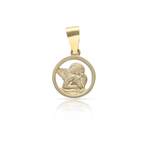 MEDALLA ORO 18KL ANGEL - 10MM