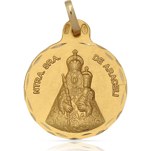 MEDALLA ORO 18KL V. DE LA ARACELI- 21MM