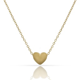 [AG680] GARGANTILLA CORAZON CIRCONITAS PLATA CHAPADA ORO (copia)