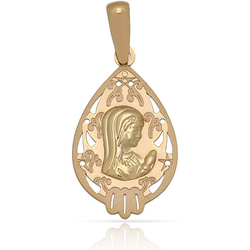 MEDALLA ORO 18KL VIRGEN NIÑA - 14X24MM