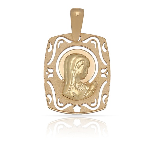 MEDALLA ORO 18KL VIRGEN NIÑA - 15X17MM