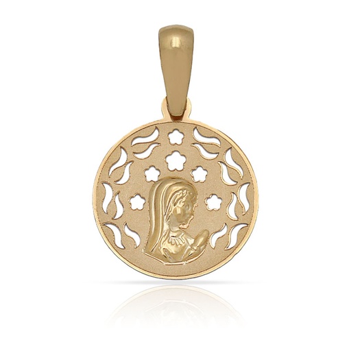 MEDALLA ORO 18KL VIRGEN NIÑA - 16MM