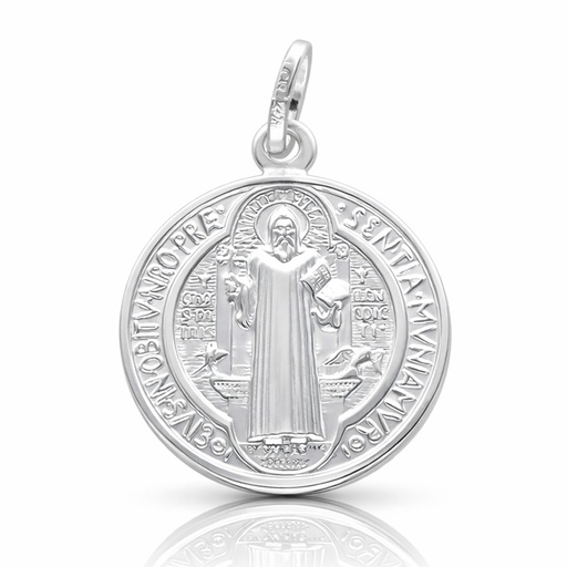 MEDALLA PLATA 925MM SAN BENITO - 17MM