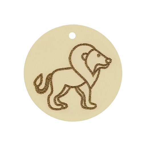 MI HISTORIA - ABALORIO ORO 18KL HOROSCOPO LEO