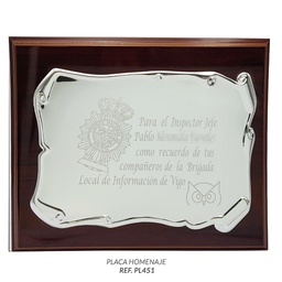 [GRABADO] GRABACION PLACA HOMENAJE