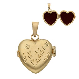 [G873] GUARDAPELO CORAZON ORO 18KL - 22X23MM