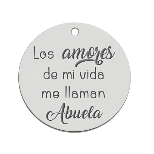 MI HISTORIA - ABALORIO PLATA 925MM AMORES