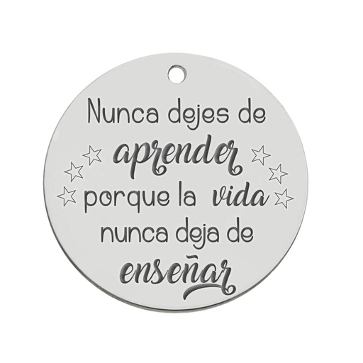 MI HISTORIA - ABALORIO PLATA 925MM APRENDER