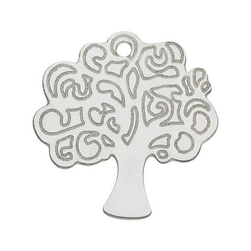 MI HISTORIA - ABALORIO PLATA 925MM ARBOL VIDA