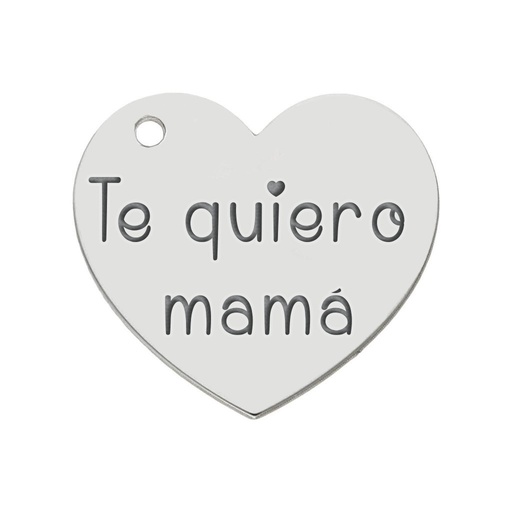 MI HISTORIA - ABALORIO PLATA 925MM CORAZON