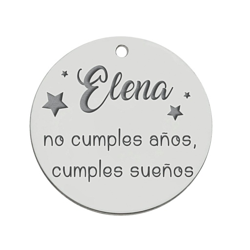 MI HISTORIA - ABALORIO PLATA 925MM CUMPLE