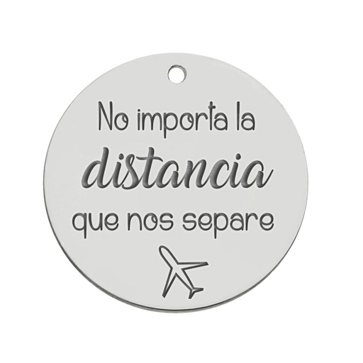 MI HISTORIA - ABALORIO PLATA 925MM DISTANCIA