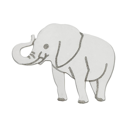 MI HISTORIA - ABALORIO PLATA 925MM ELEFANTE
