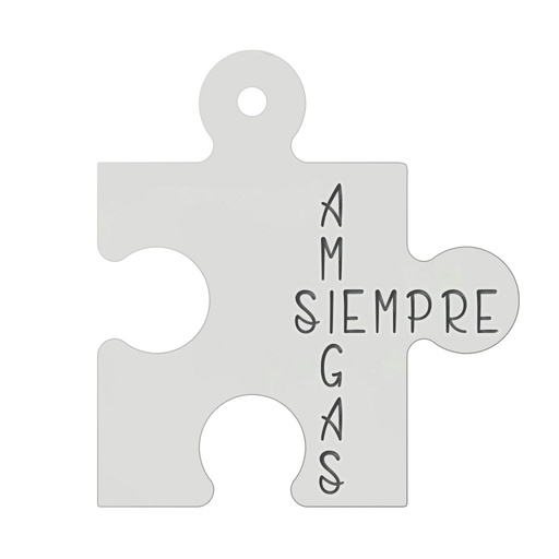 MI HISTORIA - ABALORIO PLATA 925MM PIEZA PUZZLE