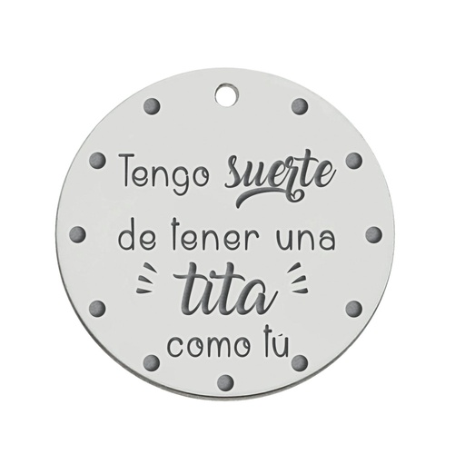 MI HISTORIA - ABALORIO PLATA 925MM TITA