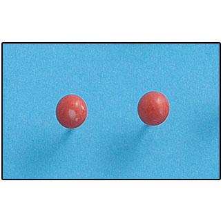 PENDIENTE PLATA 925MM CORALINA 6MM