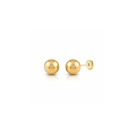 PENDIENTES ORO 18KL BOLA 3MM