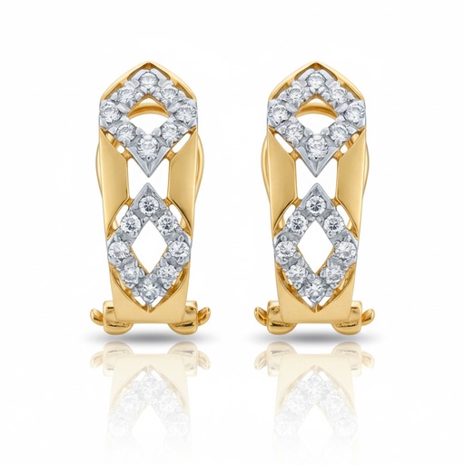 PENDIENTES ORO 18KL CIRCONITAS