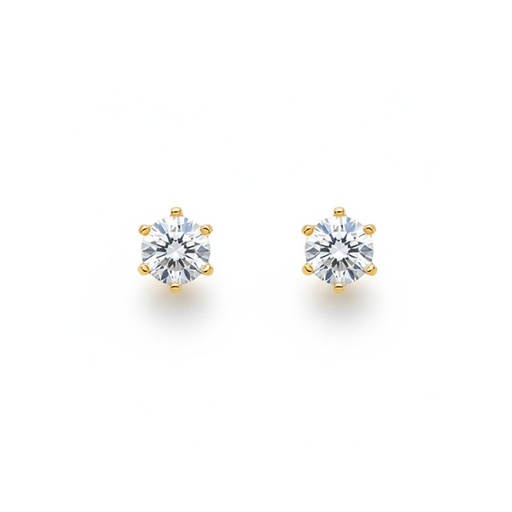 PENDIENTES ORO 18KL CIRCONITAS