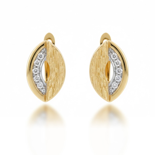 PENDIENTES ORO 18KL CIRCONITAS