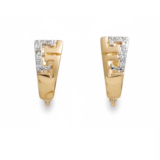 PENDIENTES ORO 18KL CIRCONITAS