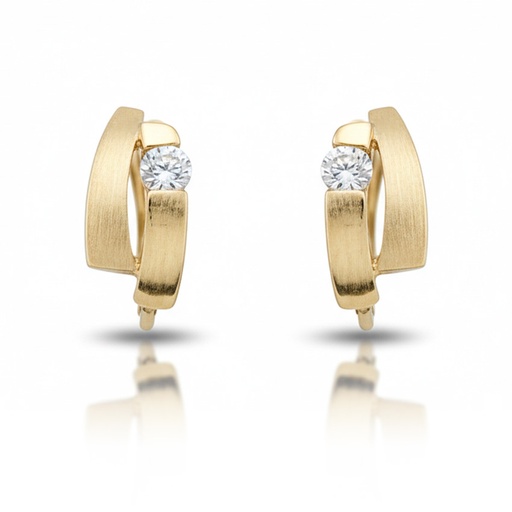 PENDIENTES ORO 18KL CIRCONITAS