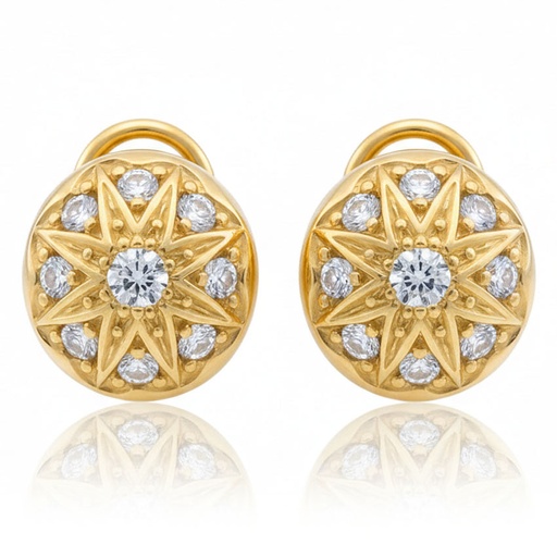 PENDIENTES ORO 18KL CIRCONITAS