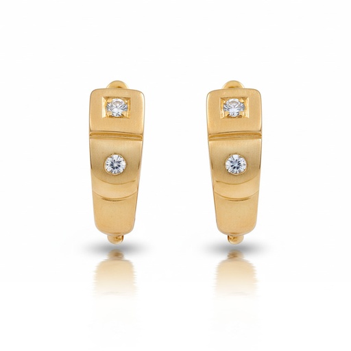 PENDIENTES ORO 18KL CIRCONITAS
