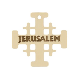 [HT272] MI HISTORIA - ABALORIO JERUSALEM ORO 18KL