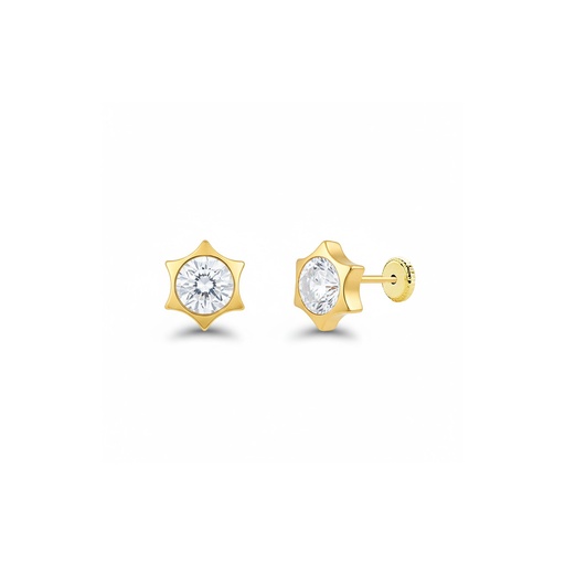 PENDIENTES ORO 18KL ESTRELLAS