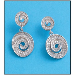 [AG1547] PENDIENTES CIRCONITAS PLATA 925MM