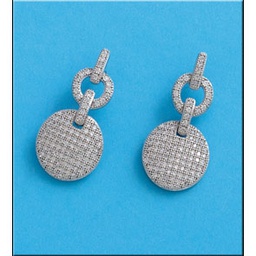 [AG1401] PENDIENTES CIRCONITAS PLATA 925MM