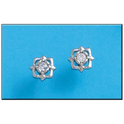 [AG1535] PENDIENTES CIRCONITAS PLATA 925MM  