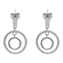 [AG1654] PENDIENTES CIRCONITAS PLATA 925MM - 15x24MM